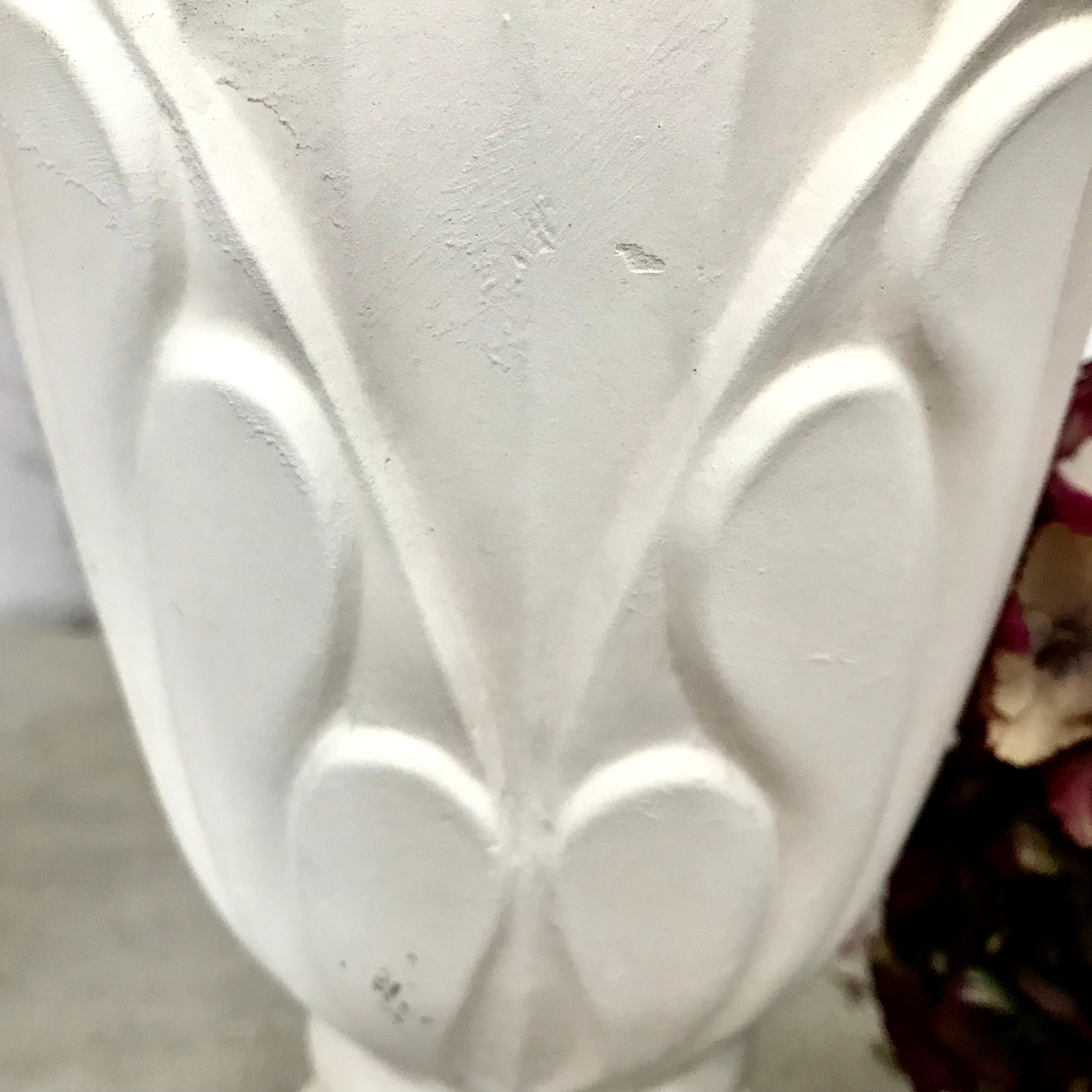 Pair of Bisque Urns