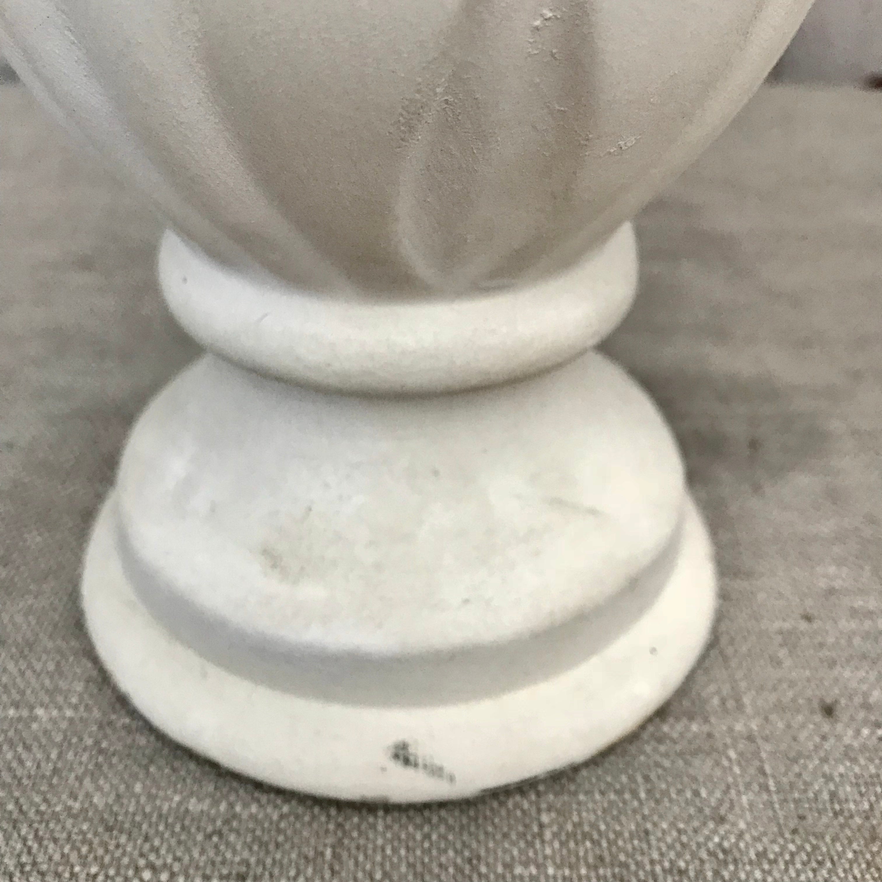 Pair of Bisque Urns