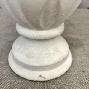 Pair of Bisque Urns