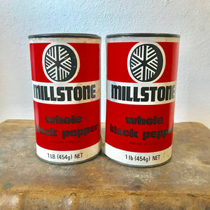Pair of Vintage Black Pepper Tins