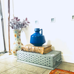 1970s Bright Blue West German Vase