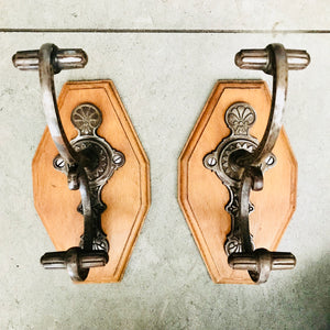 Pair of Art Deco Coat Hooks