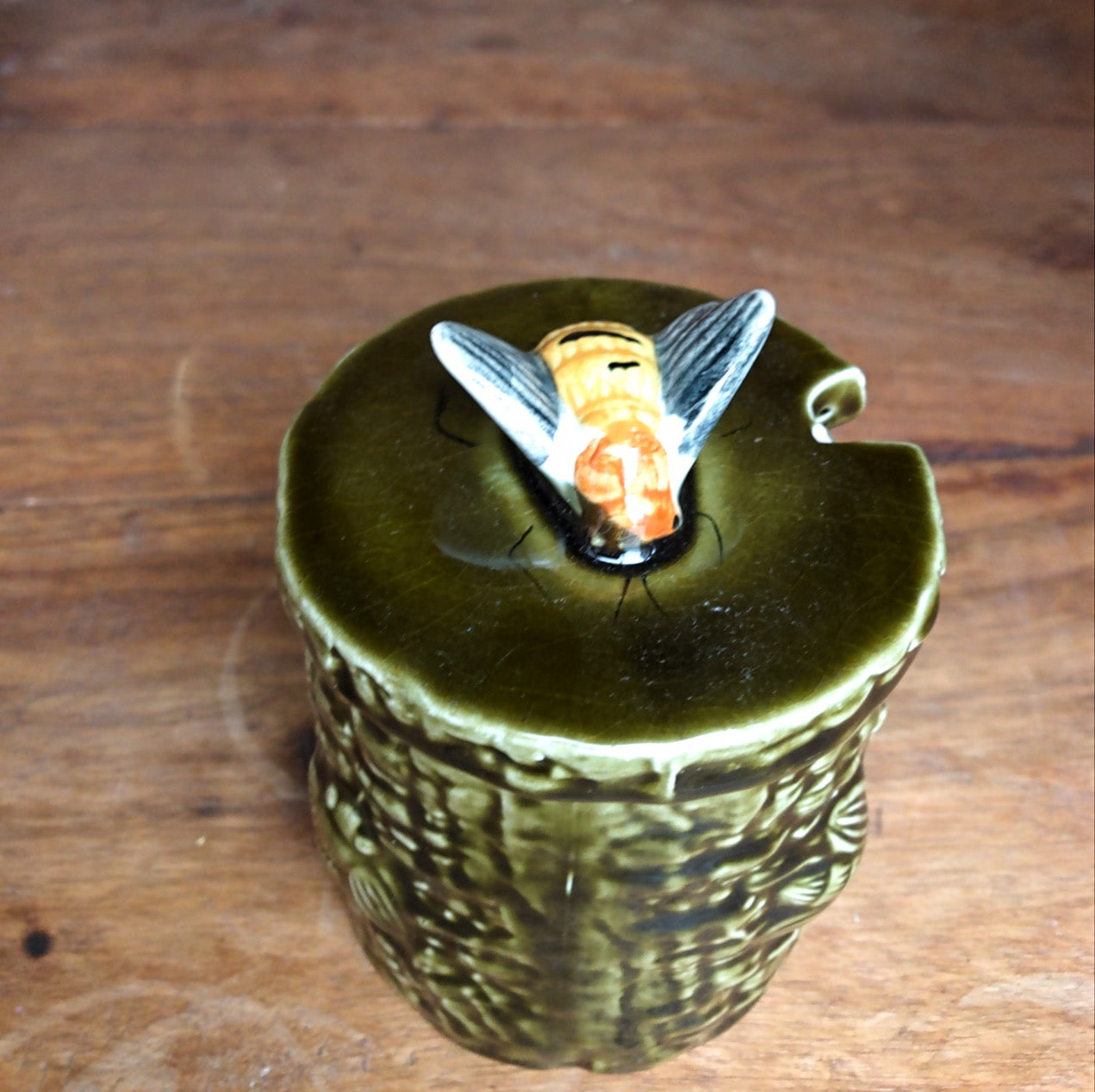 Vintage Ceramic Honey Pot - 11