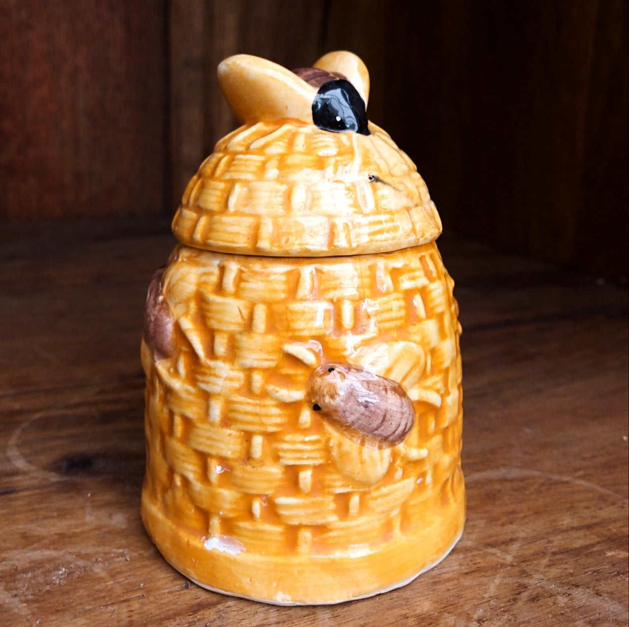 Vintage Ceramic Honey Pot - 12