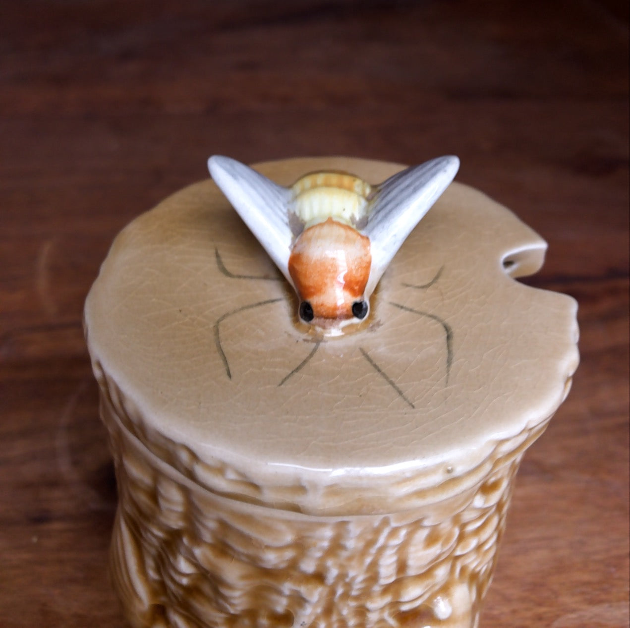 Vintage Ceramic Honey Pot - 2