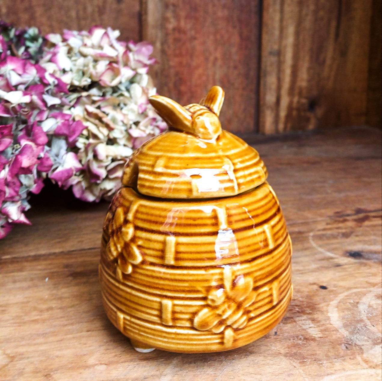 Vintage Ceramic Honey Pot - 7