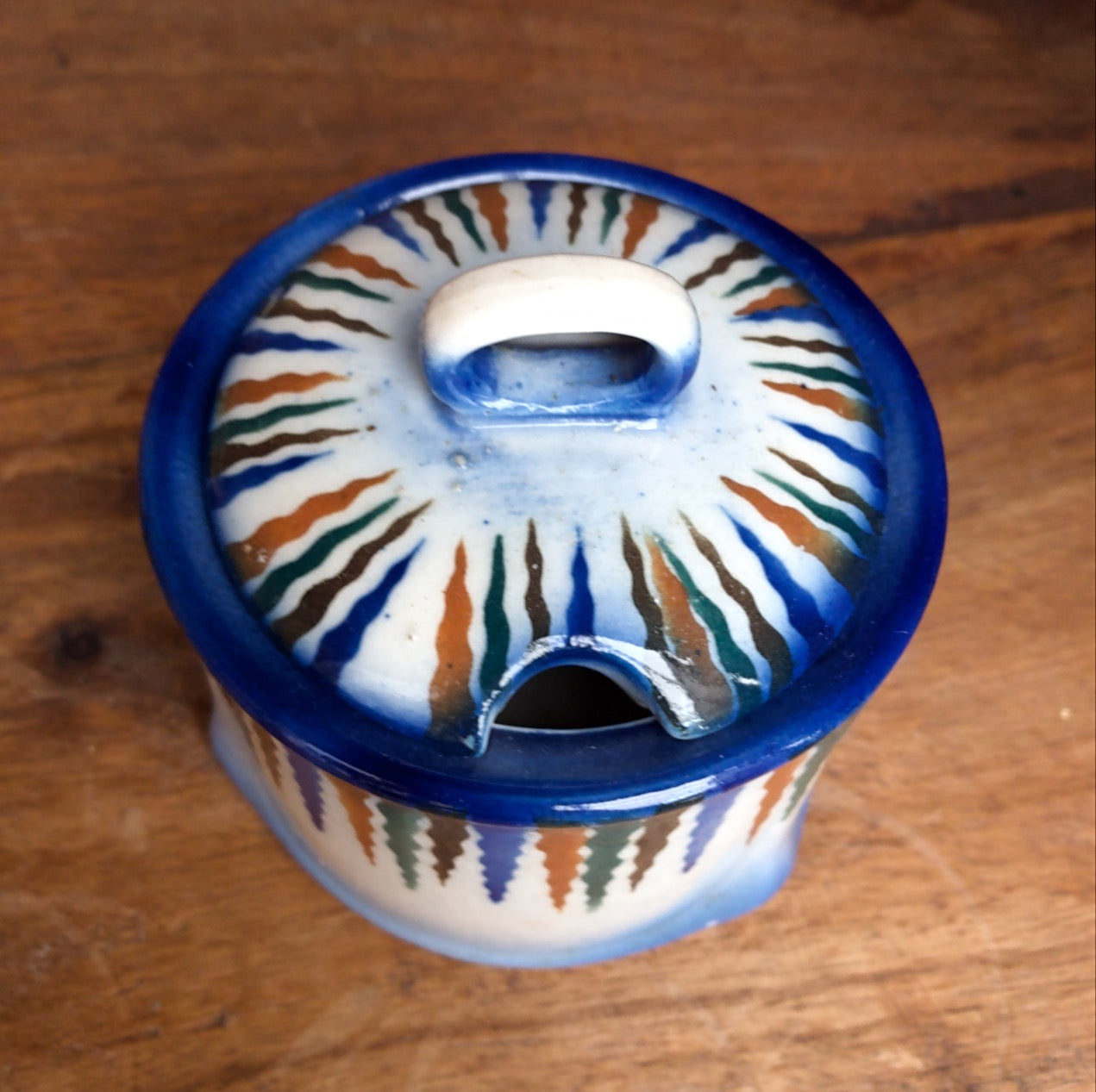 Vintage Ceramic Honey Pot - 8