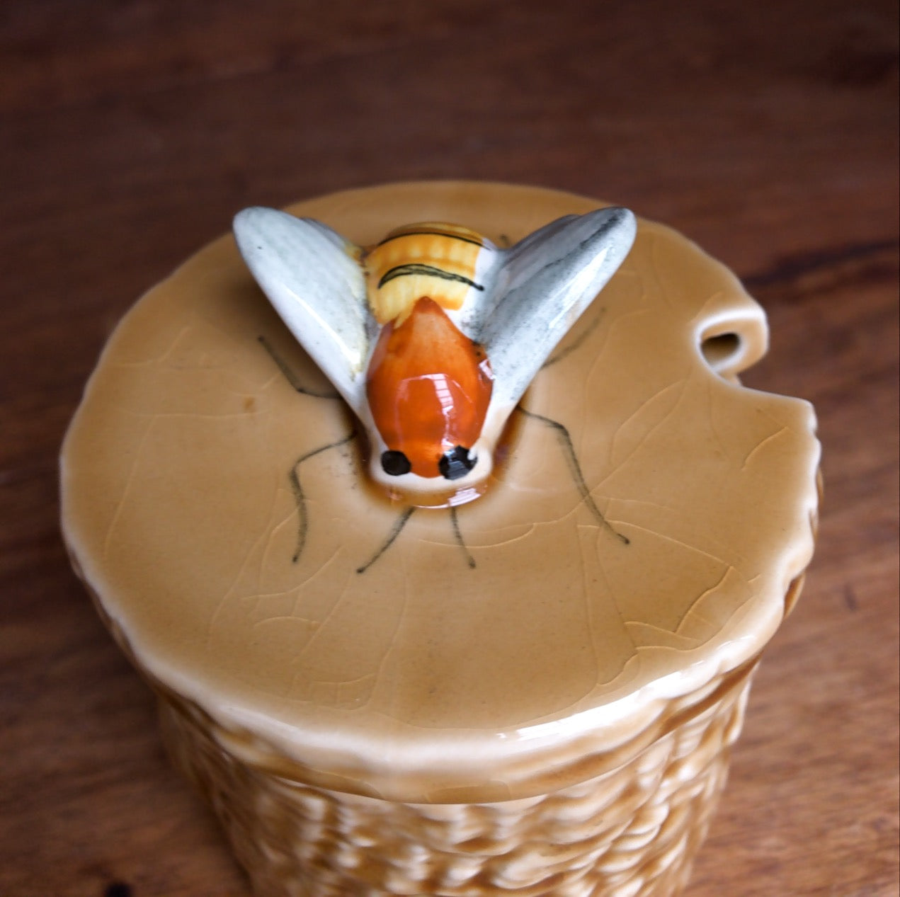 Vintage Ceramic Honey Pot - 9