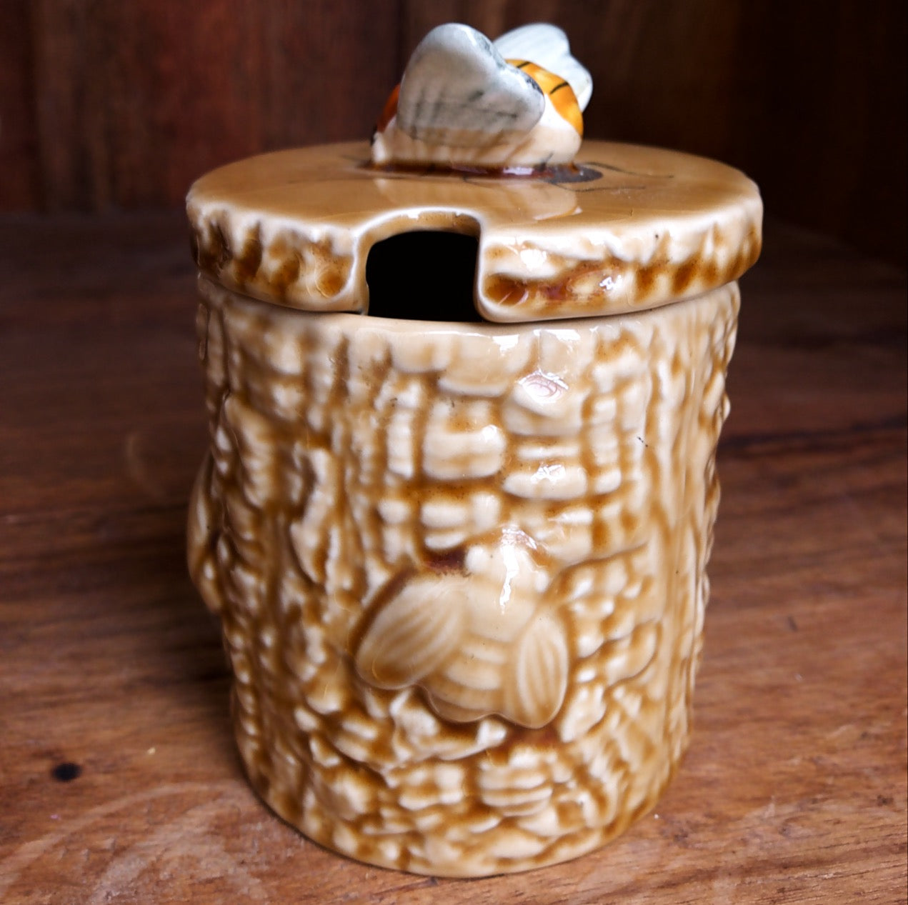 Vintage Ceramic Honey Pot - 9
