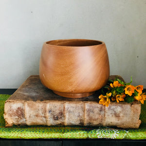 Vintage Wooden Salad Bowl