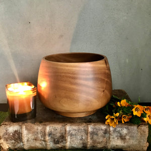 Vintage Wooden Salad Bowl