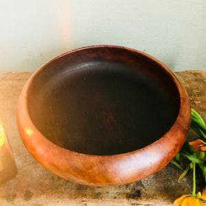 Small Vintage Wooden Bowl