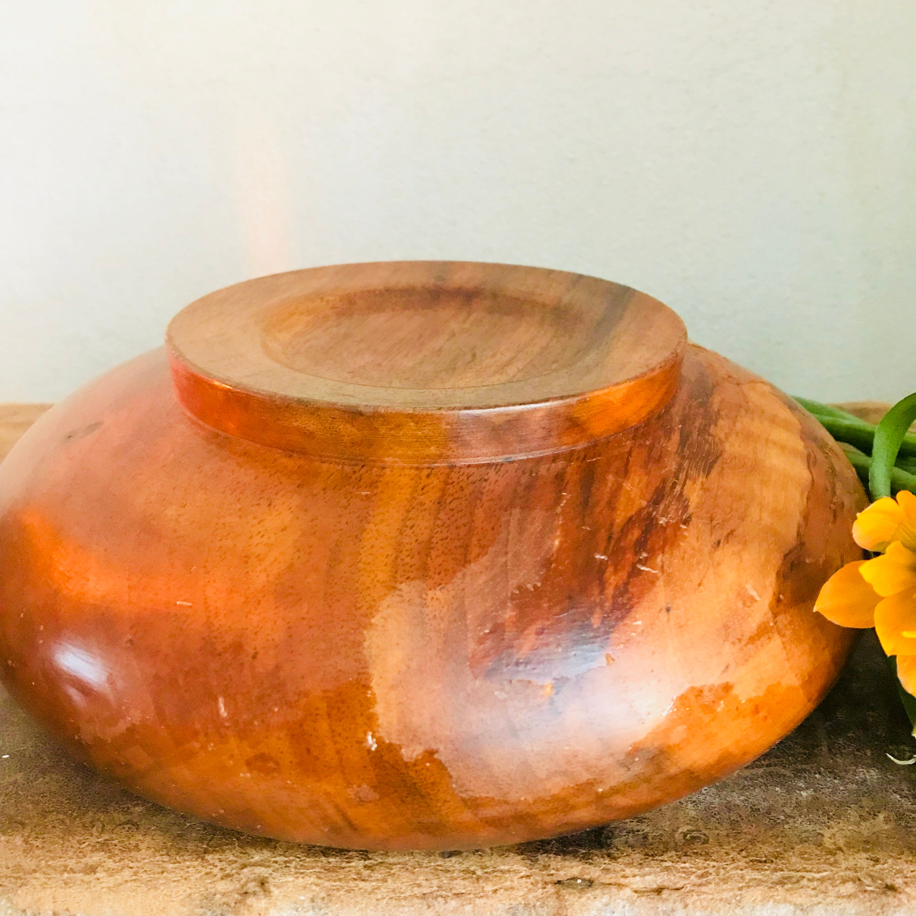 Small Vintage Wooden Bowl