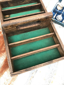 Cutlery Tray with Green Baize