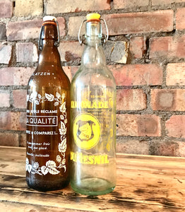 Vintage Lemonade Bottles - Set of Two