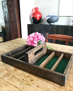 Cutlery Tray with Green Baize