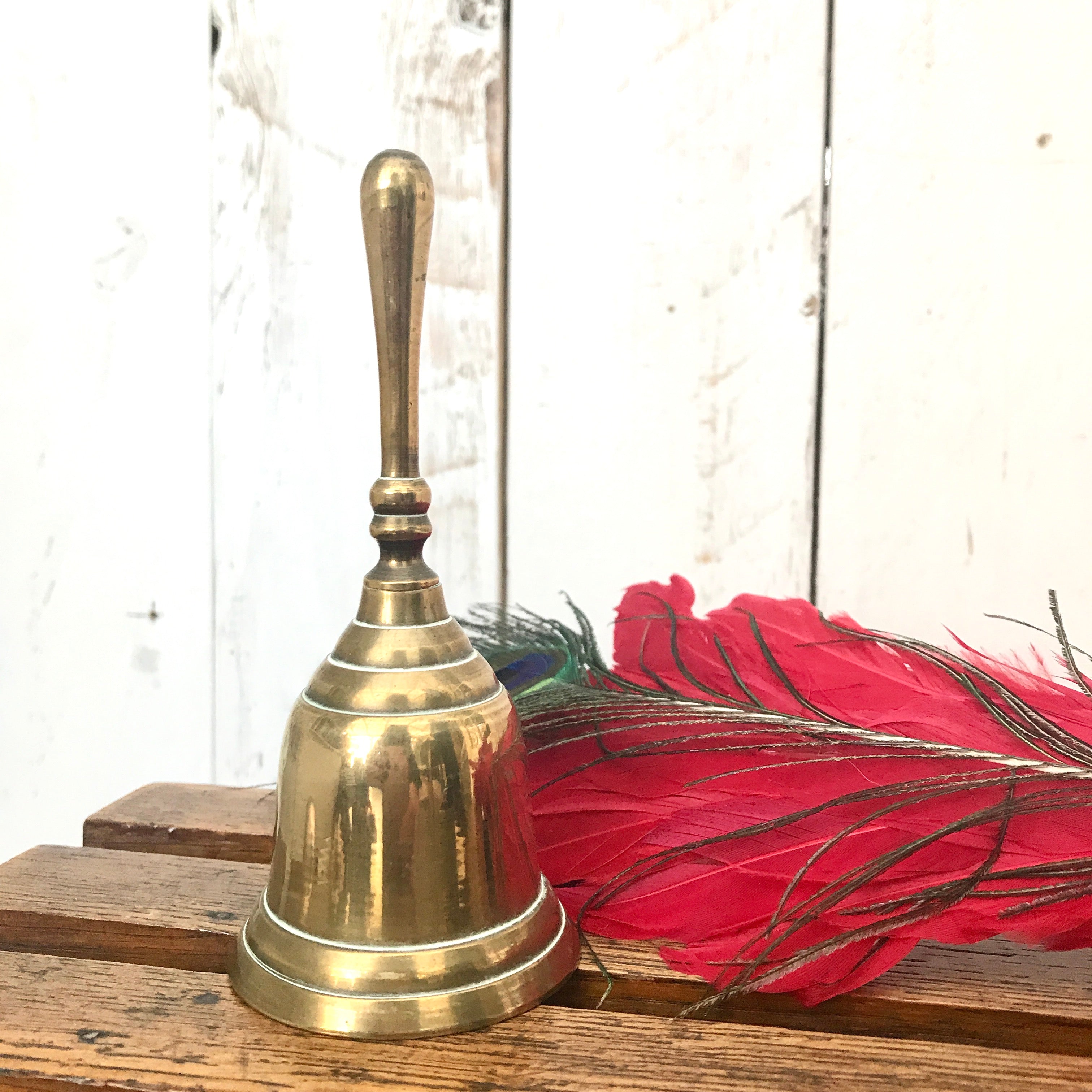 Teeny Vintage Brass Bell