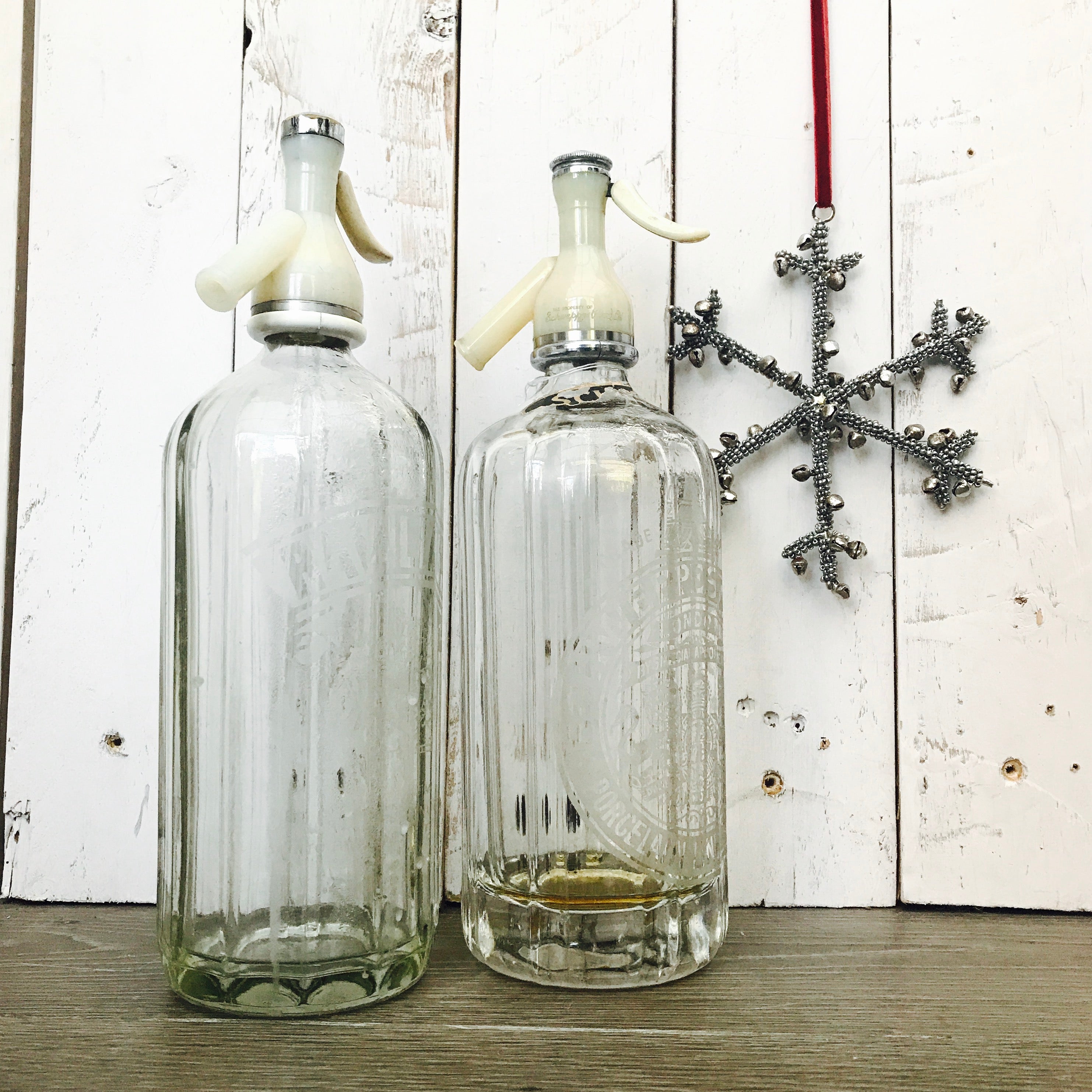 Pair of Vintage Soda Bottles