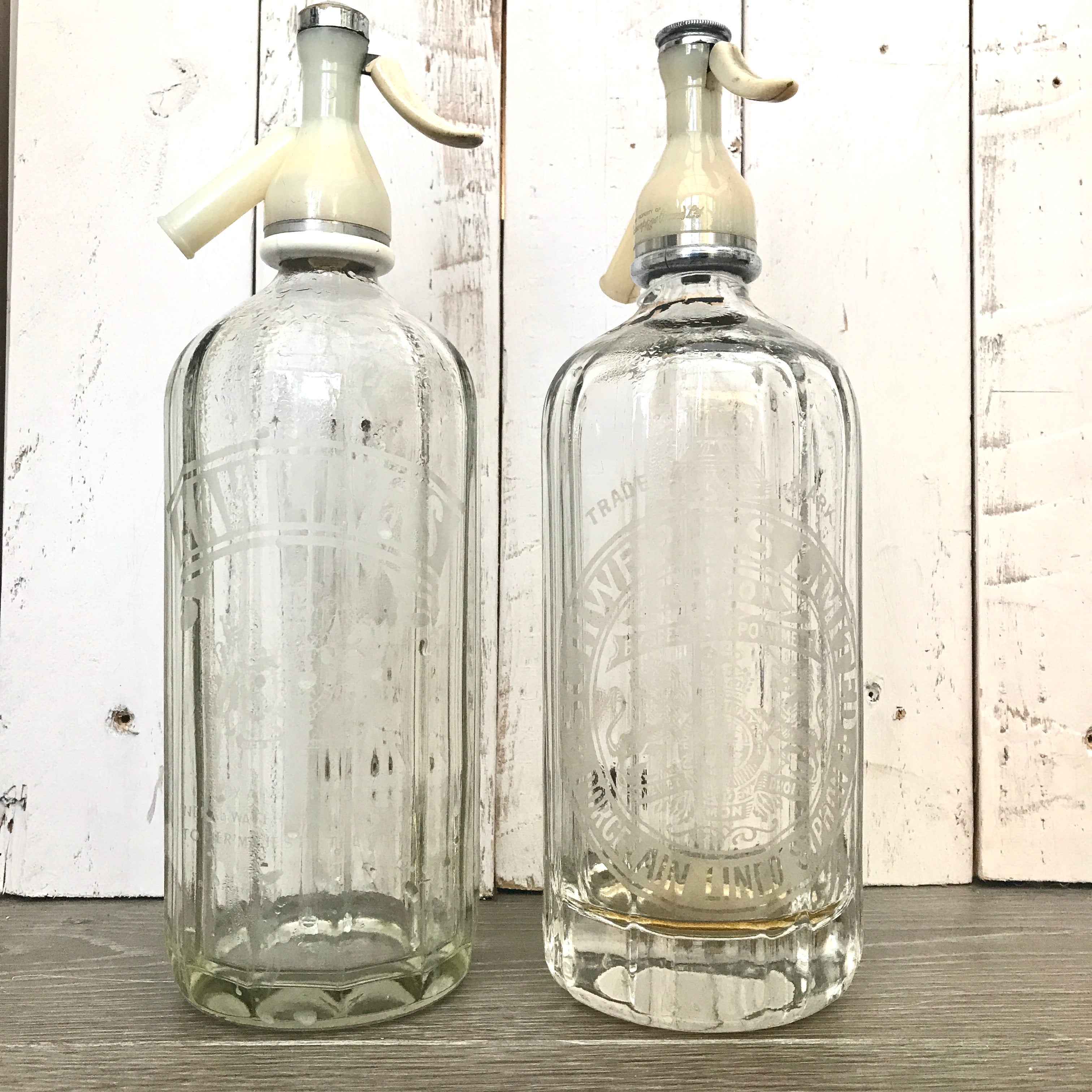 Pair of Vintage Soda Bottles