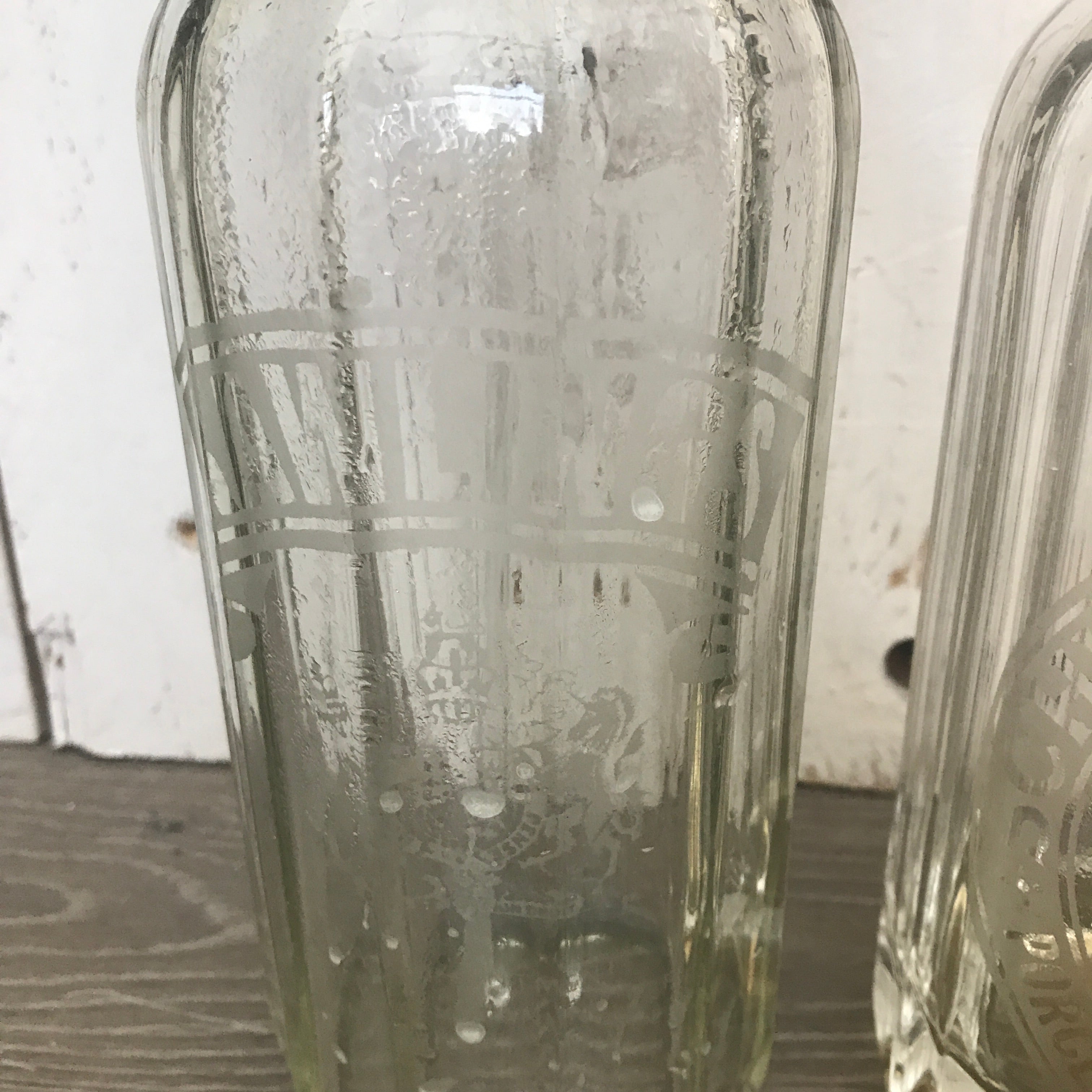 Pair of Vintage Soda Bottles