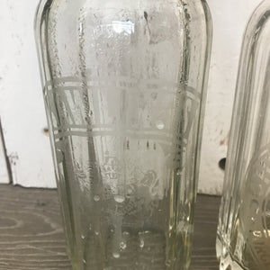 Pair of Vintage Soda Bottles