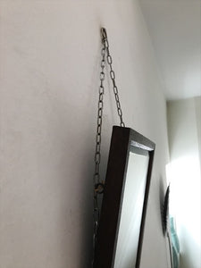Small 1930s Wood-Framed Mirror