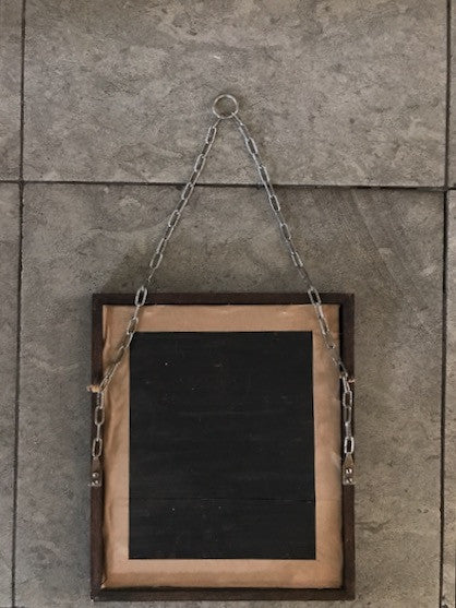 Small 1930s Wood-Framed Mirror