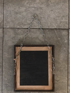 Small 1930s Wood-Framed Mirror