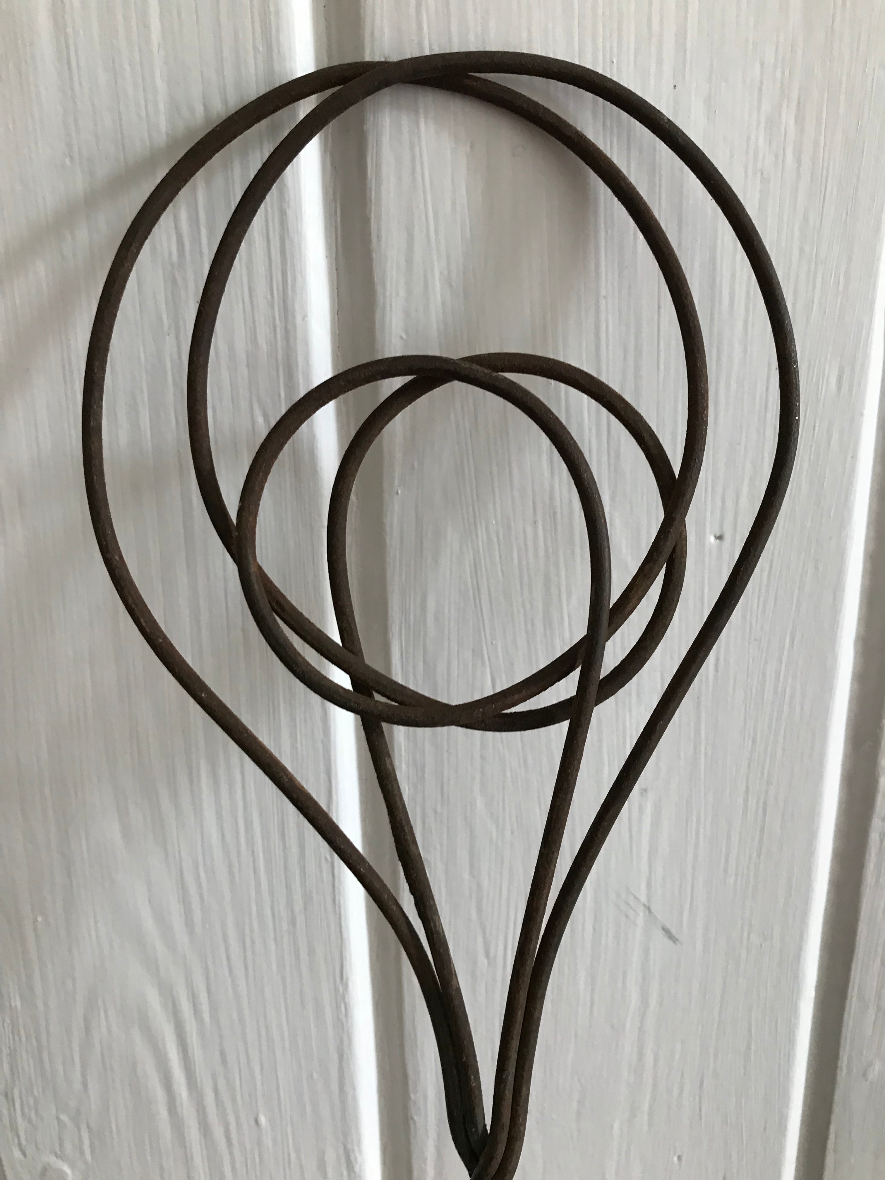 Antique Metal Rug Beater