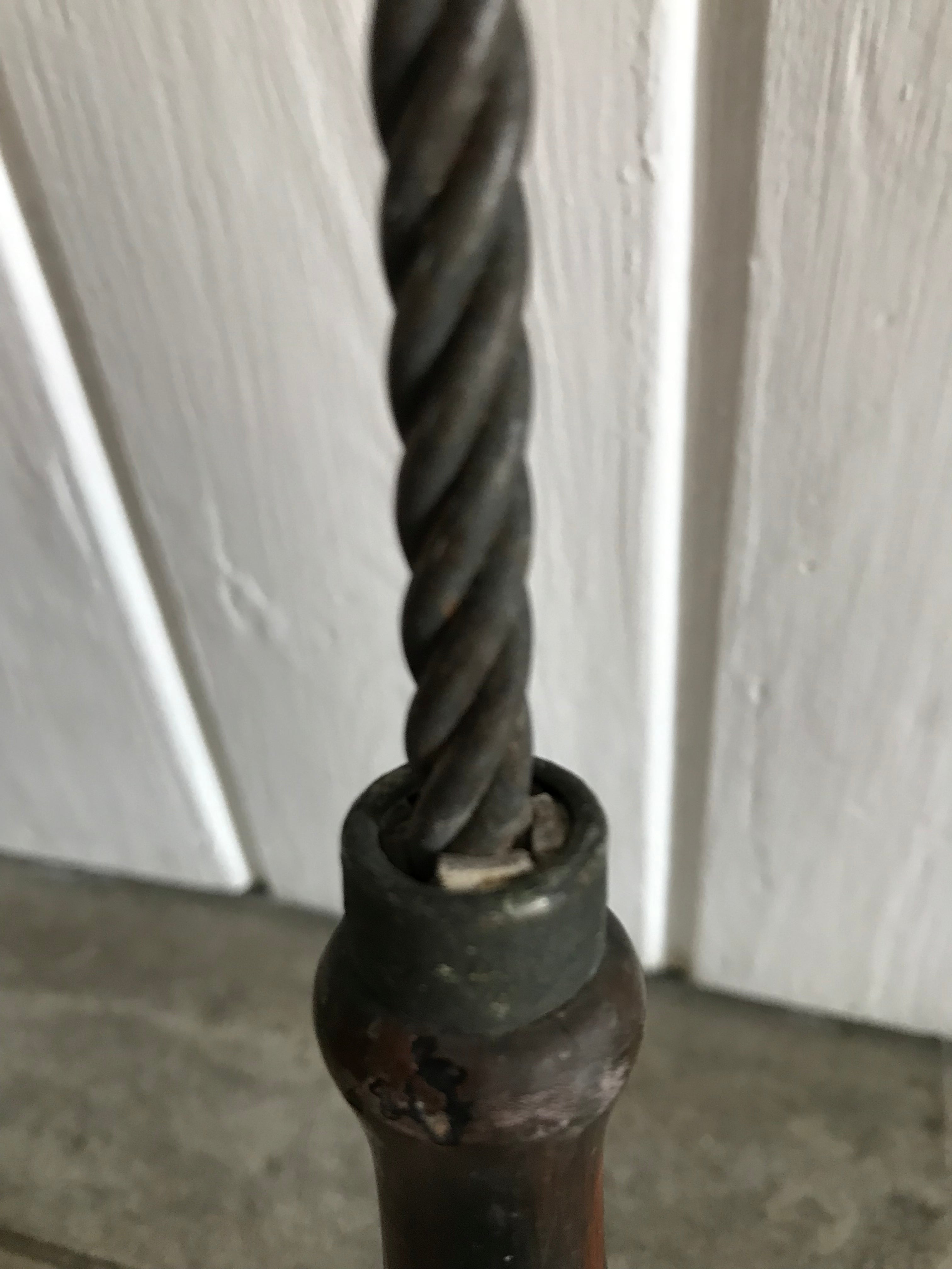 Antique Metal Rug Beater