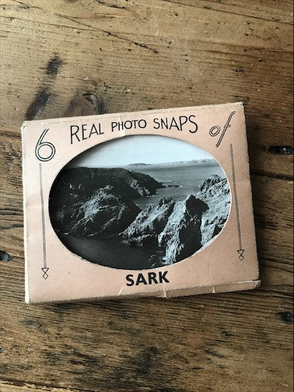 Set of vintage postcards of Sark, Channel Islands