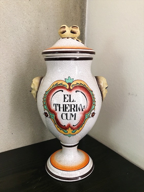 1970s Kitsch Apothecary Jar