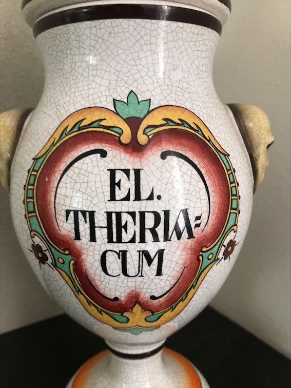 1970s Kitsch Apothecary Jar