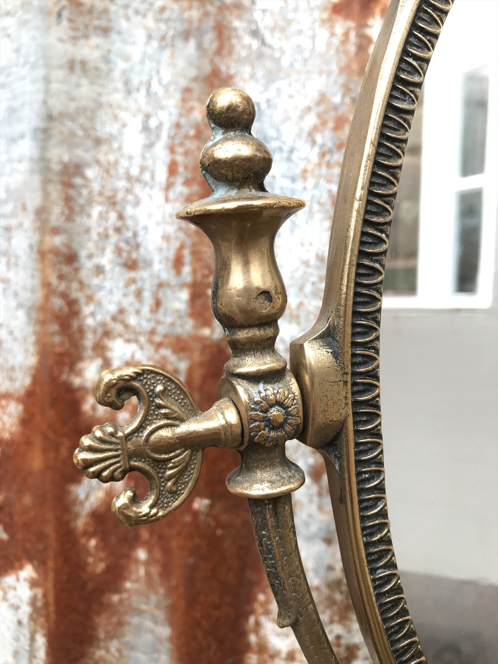 Gold Vintage Dressing Table Mirror