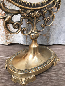 Gold Vintage Dressing Table Mirror