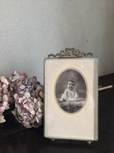Antique French Spring Photo Frame