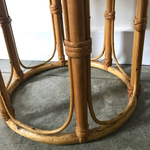 Teeny Rattan Sidetable