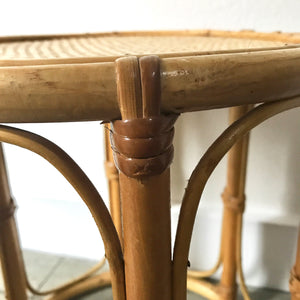 Teeny Rattan Sidetable