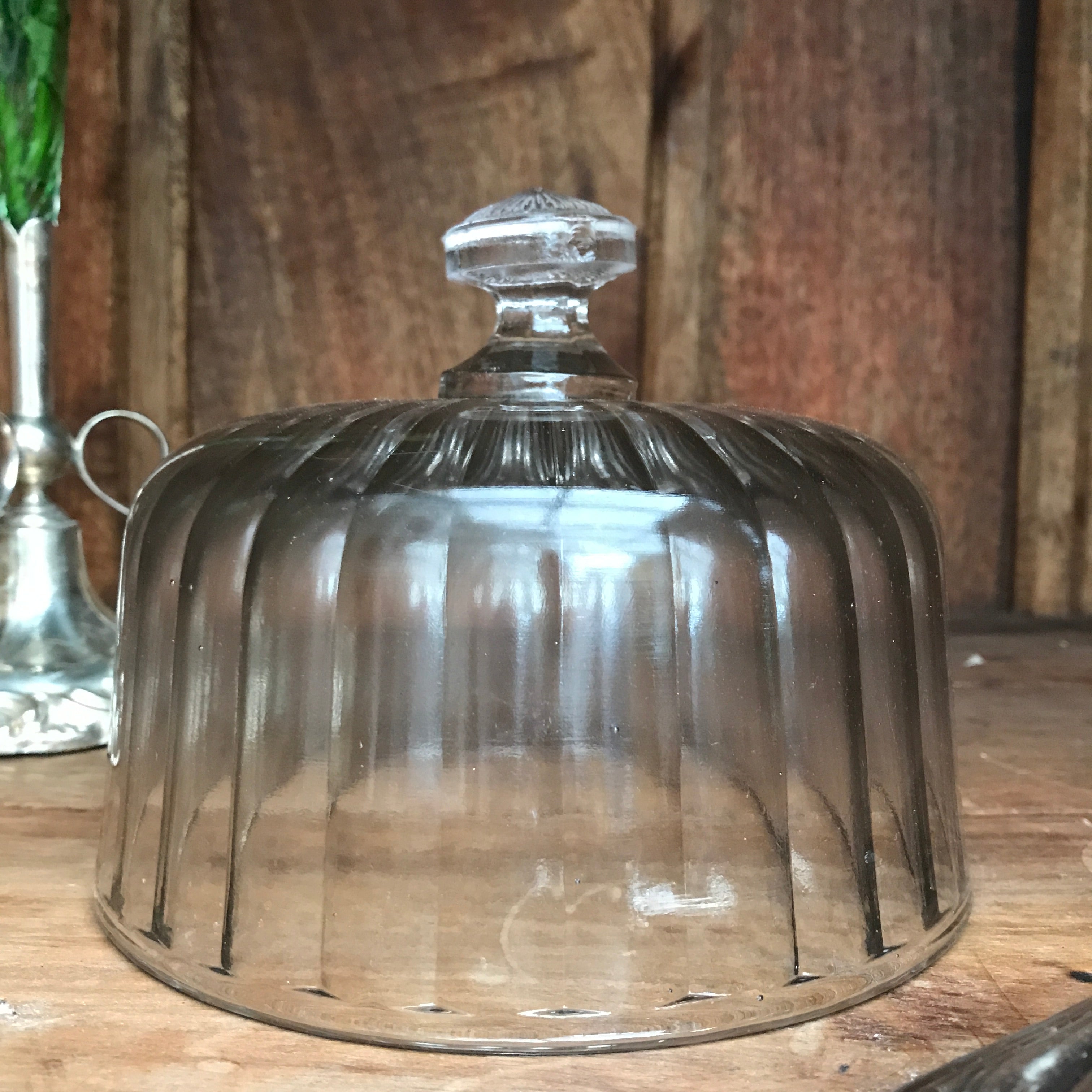 French Vintage Glass Dome/Cloche