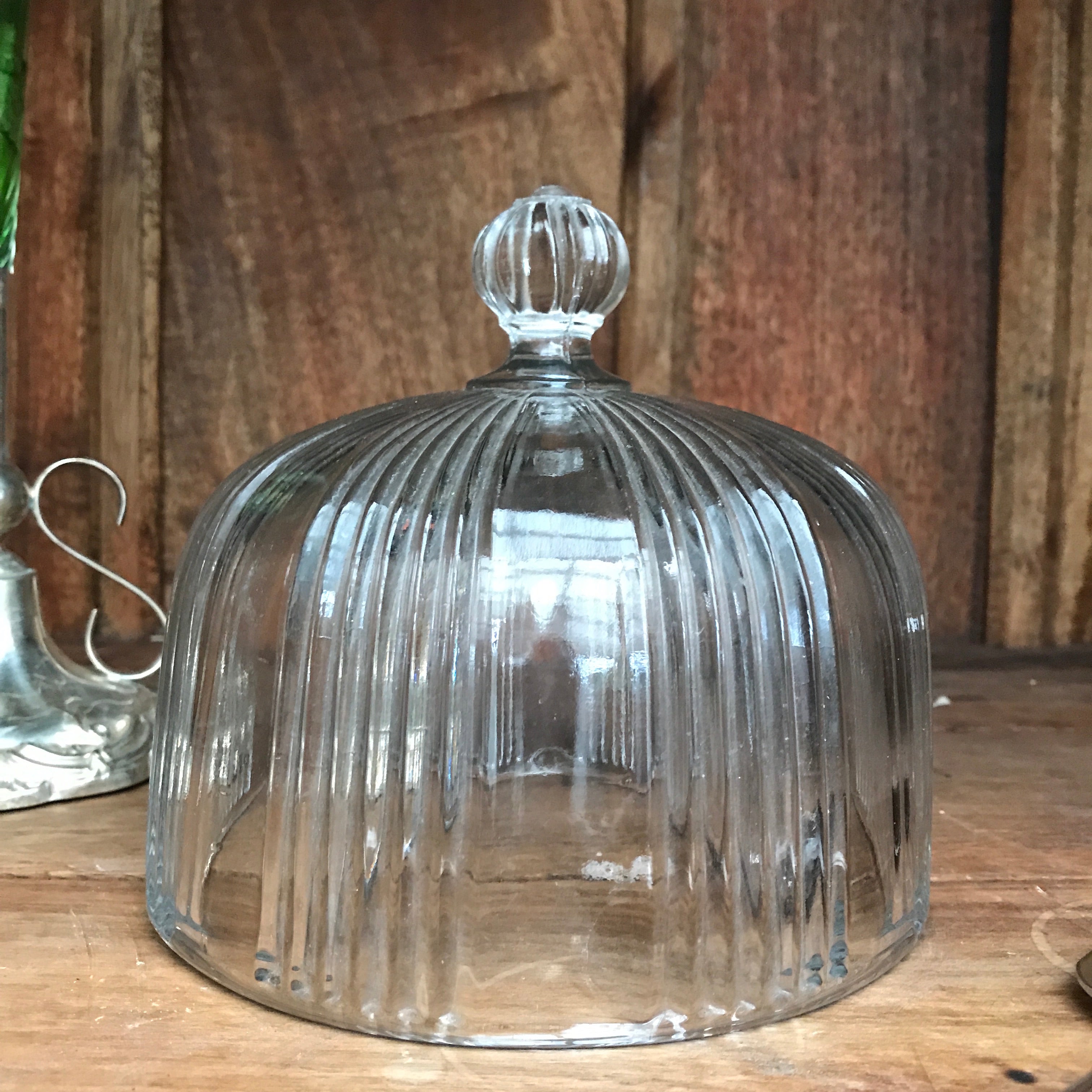 French Vintage Glass Dome/Cloche