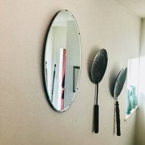 Oval Art Deco Mirror