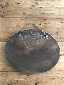 Small Art Deco Oval Frameless Wall Mirror