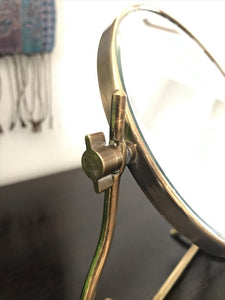 Vintage Vanity Mirror With Swivel Magnified Mirror