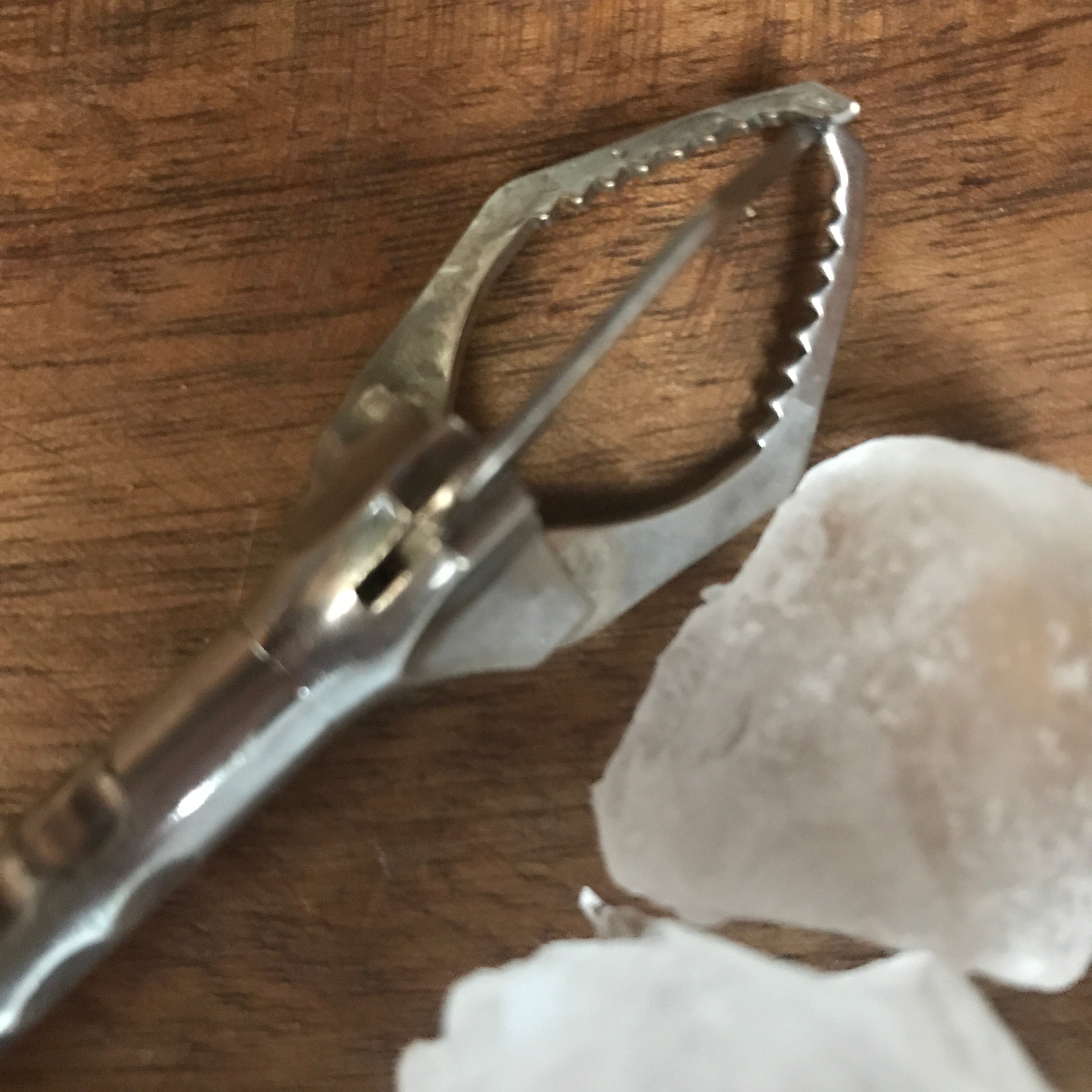 French Vintage Retractable Ice Claw  - 1