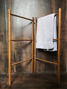 Vintage Wooden Towel Rack