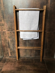 Vintage Wooden Towel Rack