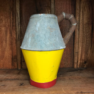 Vintage Puglian Tin Water Pitcher