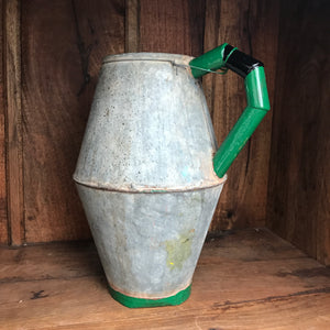 Vintage Puglian Tin Water Pitcher
