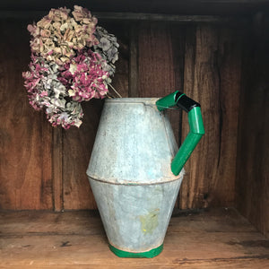 Vintage Puglian Tin Water Pitcher