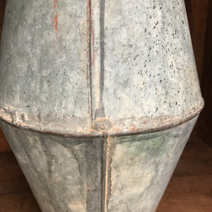 Vintage Puglian Tin Water Pitcher